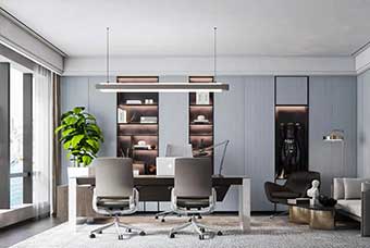 南通轻奢风格-书房