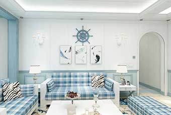 南通地中海风格-客厅