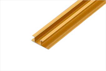 南通航空纤维墙咔铝合金带灯中条（钛金氧化）